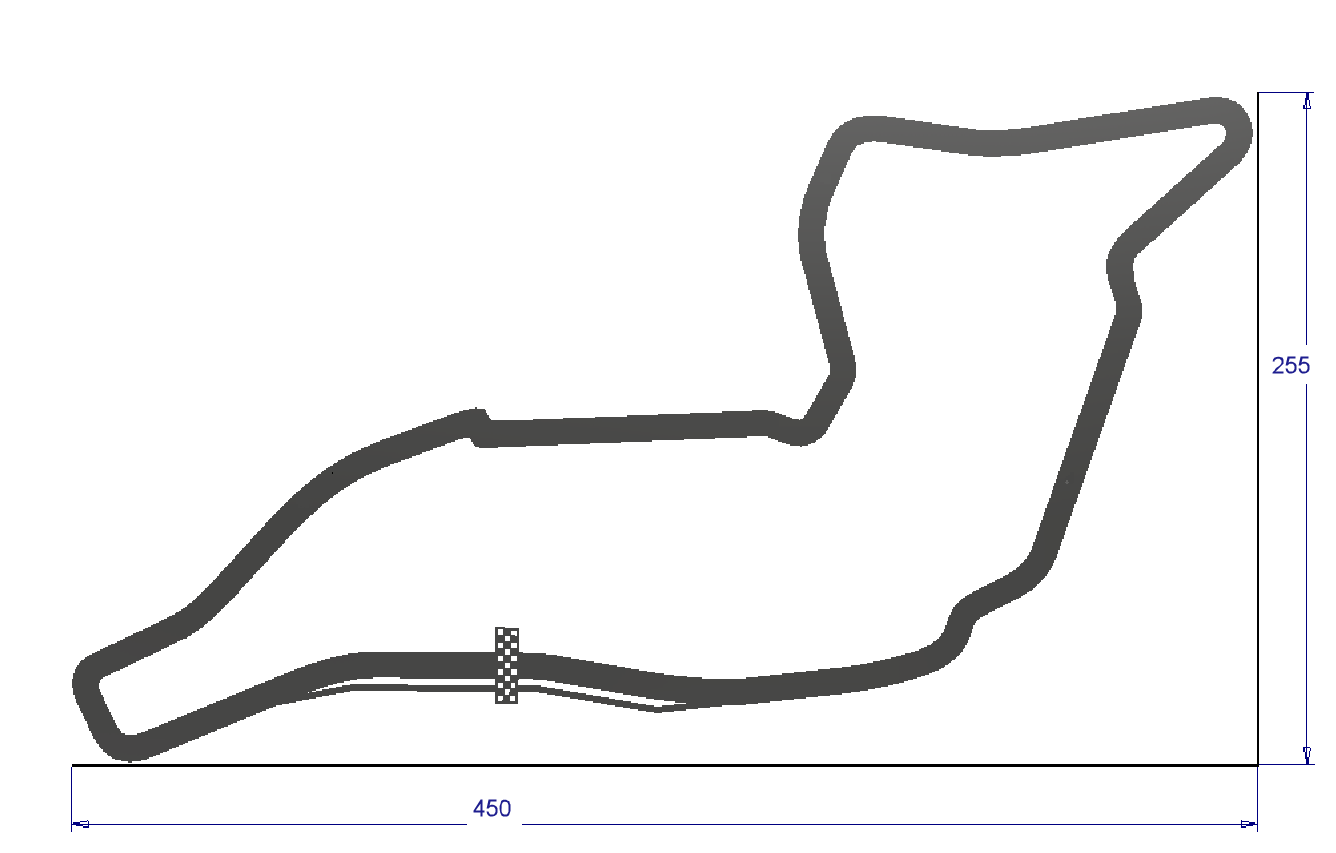 Stalen circuit Imola maat M